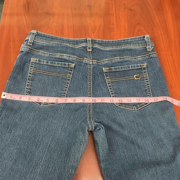 Chico’s Straight Leg Jeans Med Wash Denim Stretch Size 8 Short (Chico’s 1 Short) - Picture 9 of 9